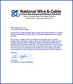 National Wire - Frank Dodd Compliance